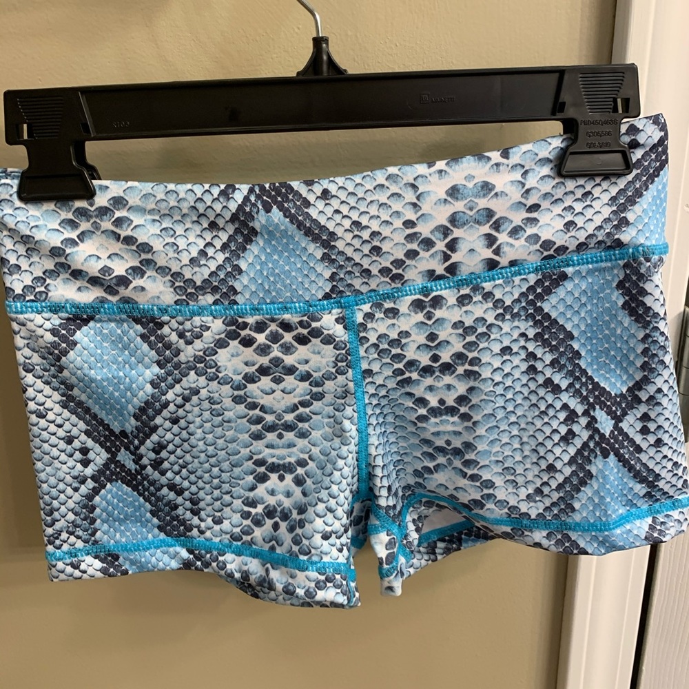 Spandex shorts. Runs small crossfit